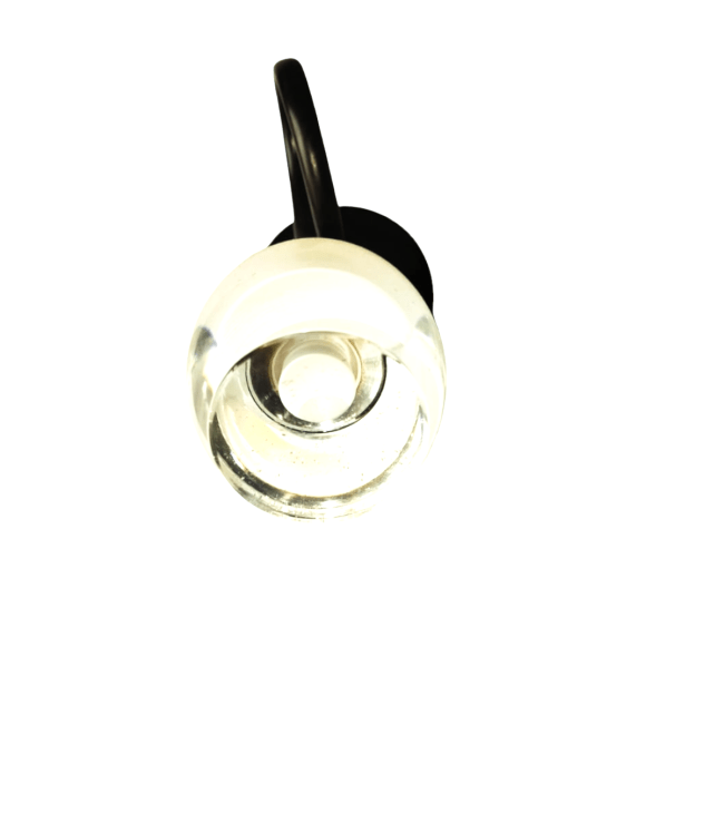 TRACKLITE WALL LIGHT Regency Single Light Glass and Metal Wall Light LED LIGHT