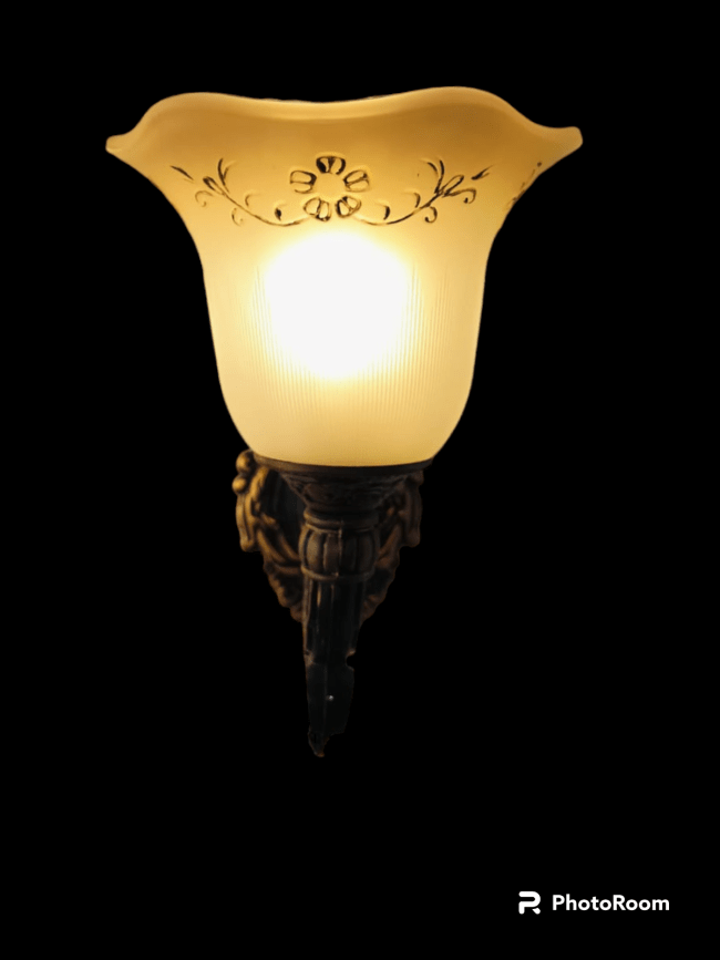 TRACKLITE Uplight Antique Bronze Wall Lamp White  ( WITH 1 BULB FREE FREE )