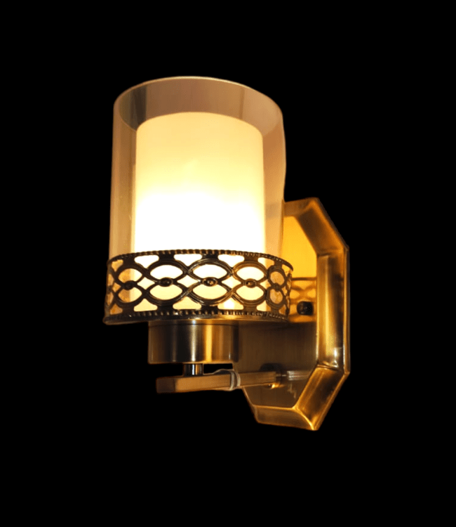 TRACKLITE WALL LIGHT Colfax Designer Trim Double Glass Wall Light ( WITH 1 BULB FREE FREE )