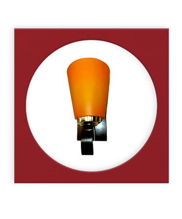 TRACKLITE led/Bulb Single Wall Light for Room Hall Shop Office restro etc. (ORANGE )