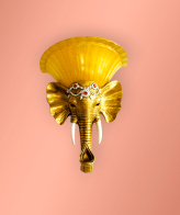 TRACKLITE  Wall light wall light fixture elephant wall lamp individuality stairs bar hotel living room hallway bedroom retro Jixiang bedside lamp bedroom clothing bedroom bathroom dressing table lighting  WITH 1 BULB FREE FREE