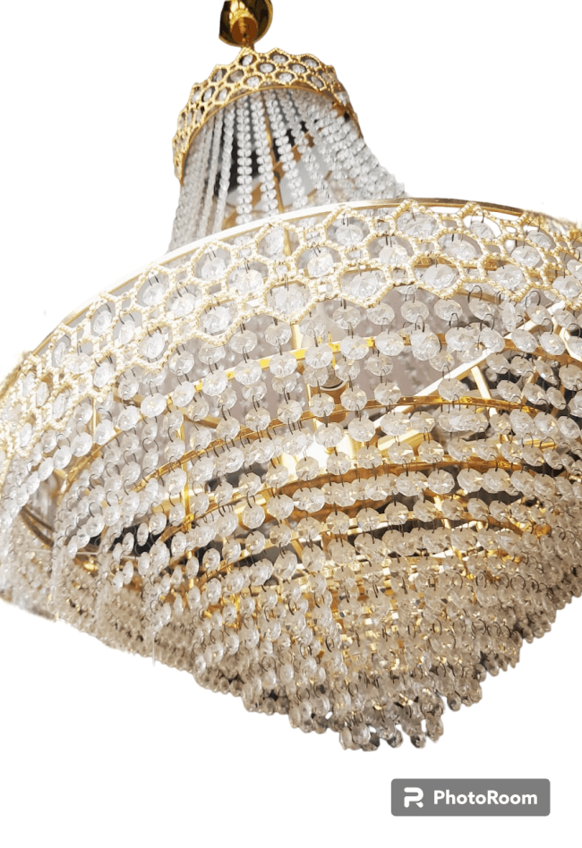 TRACKLITE JHUMMER  Crystal  Stair Light LED Flush Ceiling Chandelier Light Crystal Chandelier Lustres de Cristais Lustre cristal Lampshade Color:green ( INSTALLATION FREE FREE ) 8 BULB FREE FREE ) ( 30- inch L --  25- inch W )