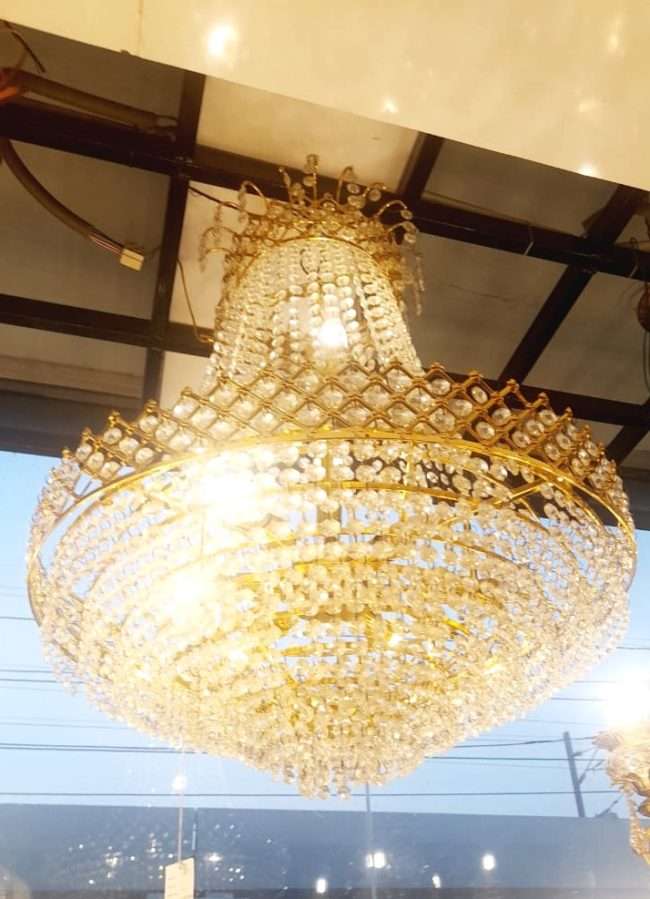 TRACKLITE JHUMMER  Crystal JHUMMER  Stair Light LED Flush Ceiling Chandelier Light Crystal Chandelier Lustres de Cristais Lustre cristal Lampshade Color:green ( INSTALLATION FREE FREE ) 6 BULB FREE FREE ) ( 22- inch L --  21- inch W )