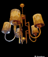 TRACKLITE European Antique Finished Portuguese Style Chandelier Hanging/Pendant Ceiling LAMP/Light Best Suitable FO Hall, Room, Dinning, ETC. (5  Light Antique)  ( WITH 5 BULB FREE FREE )