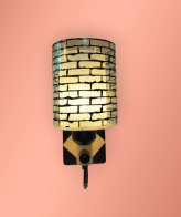 TRACKLITE WALL LIGHT  Home Decor Brick Jali Wall Light for Home Decoration Living Room Wall Lamp ( WITH 1 BULB FREE FREE )