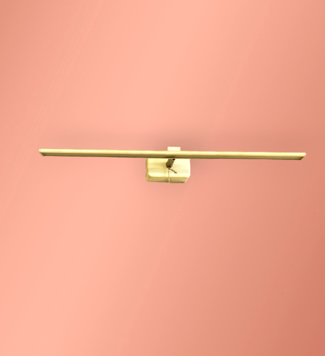 TRACKLITE WALL LIGHT TUBE LIGHT  6 WATT Warm White, Led Display Adjustable Up N Down Curve Flexible Neck Wall Lamp Picture Mirror Spot Focus Fancy Light Color Body Color Gold, Pack of 1
