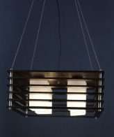 TRACKLITE Wood Chandelier Brown for Living Room, Bedroom, Dining Room, Kitchen ( WITH 4 BULB FREE FREE )