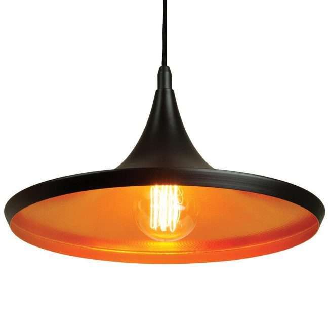TRACKLITE Antique Single Head Metal Groot Big Tawa Shade Pendant and Vintage Hanging Ceiling Led Light for Home, Hall Jumar Lighting. (Pack of 1 with Bulb FREE FREE)
