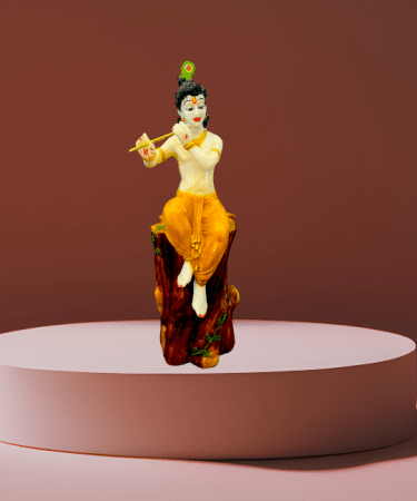 TRACKLITE  Krishna Showpiece  ( 21- Inch L - 7- inch W ) for Table Decor and Gifts