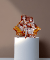 TRACKLITE Radha Krishna God Idol, Radha Krishna God Murti Figurine Religious Pooja Gift Items and Murti for Mandir/Temple/Home/Office (Stone Work) ( 14 inch L - 15- inch W)
