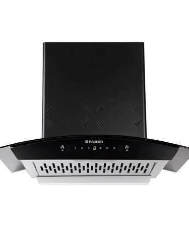 Faber60cm 6 way Silent Suction,1250m3/hr, Autoclean Chimney, 12Yr Warranty on Motor(2Yr Comprehensive) Autoclean Alarm(HOOD EVEREST 3D IN HC SC FL LG 60||Filterless||Touch&Gesture Control||Light Grey) (21- inch W _ 24- inch L )