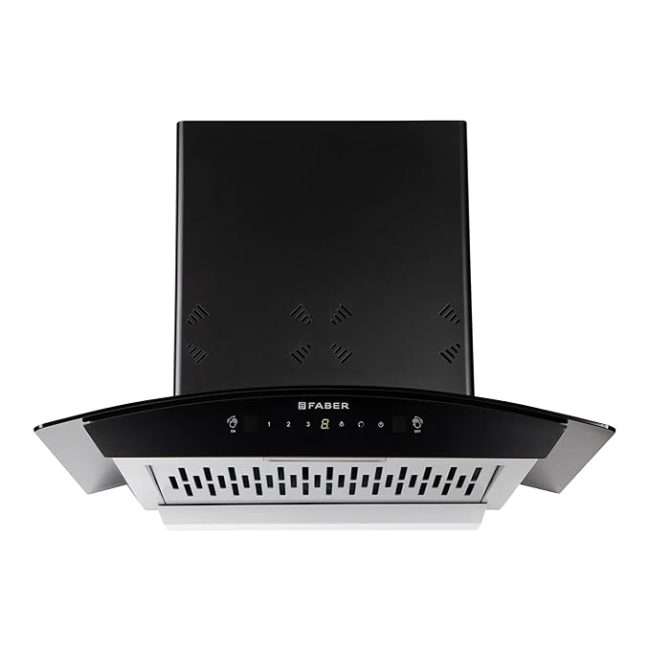 Faber60cm 6 way Silent Suction,1250m3/hr, Autoclean Chimney, 12Yr Warranty on Motor(2Yr Comprehensive) Autoclean Alarm(HOOD EVEREST 3D IN HC SC FL LG 60||Filterless||Touch&Gesture Control||Light Grey)  (21- inch W _ 24- inch L )